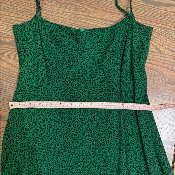 Reformation Vollare Dress Green - Picture 7 of 7